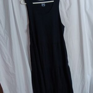 Sleeveless Black Maxi Dress